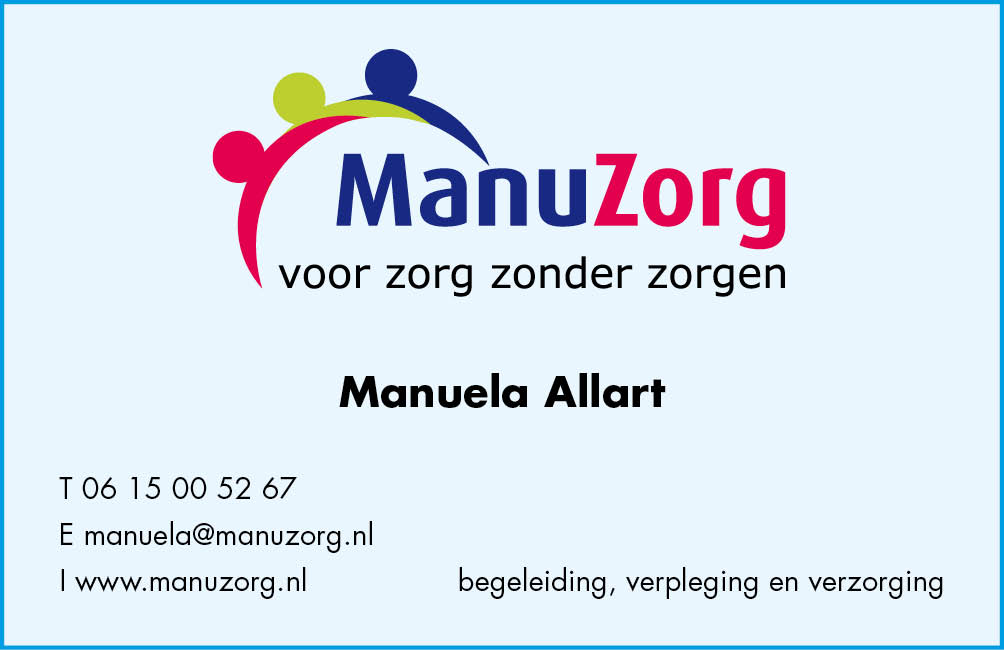 Nieuw logo en visitekaartje ManuZorg