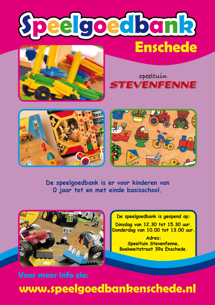 A3 poster Speelgoedbank Enschede